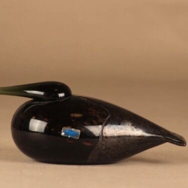 Nuutajärvi lintu , Haahkatar, suunnittelija Oiva Toikka, Haahkatar, signeerattu