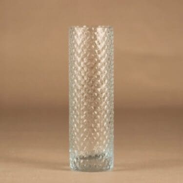 Riihimäen lasi 1491 maljakko, kirkas, suunnittelija Tamara Aladin,