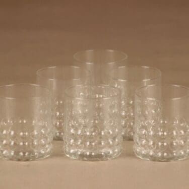 Riihimäen lasi Grappo vesilasi, 15 cl, 6 kpl, suunnittelija Nanny Still, 15 cl