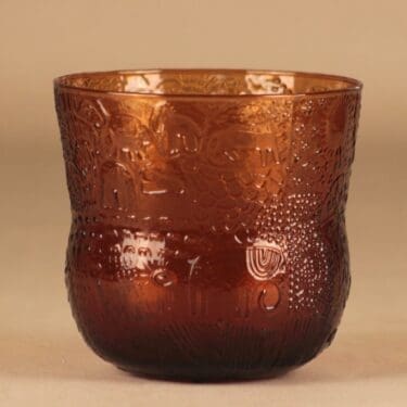 Nuutajärvi Fauna makeismalja, 1 l, suunnittelija Oiva Toikka, 1 l, eläin-aihe