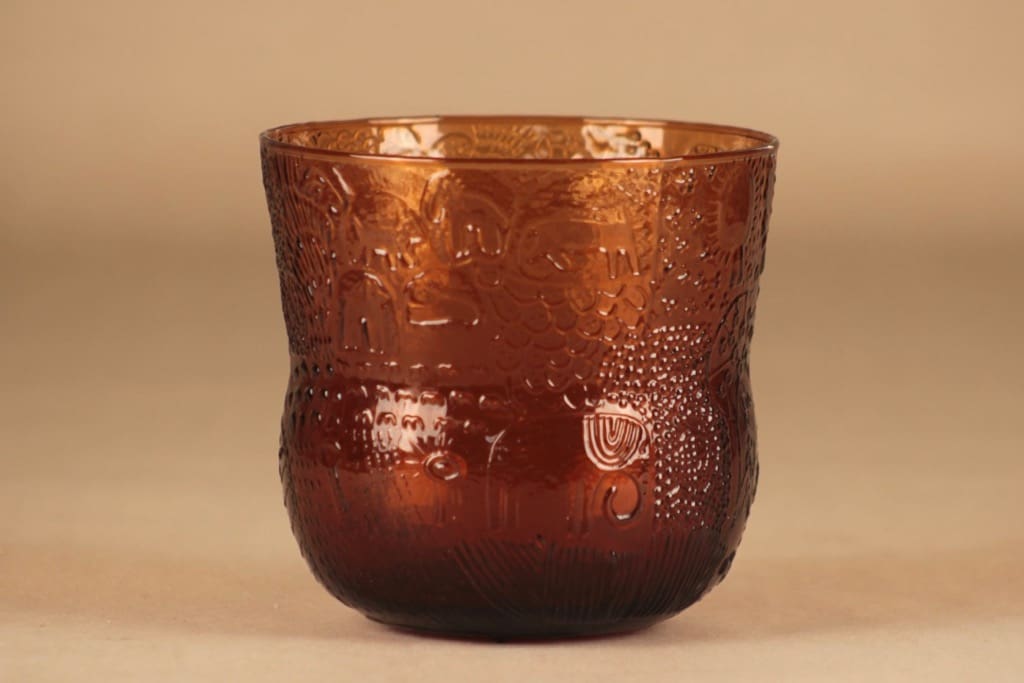 Nuutajärvi Fauna makeismalja, 1 l, suunnittelija Oiva Toikka, 1 l, eläin-aihe