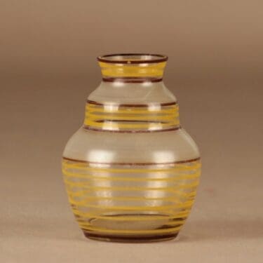 Kauklahden lasi vase, hand-painted designer