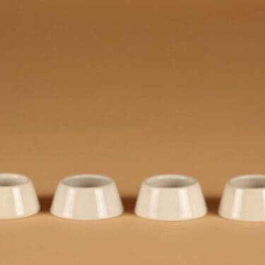 Arabia Kilta munarengas, valkoinen, 4 kpl, suunnittelija Kaj Franck,