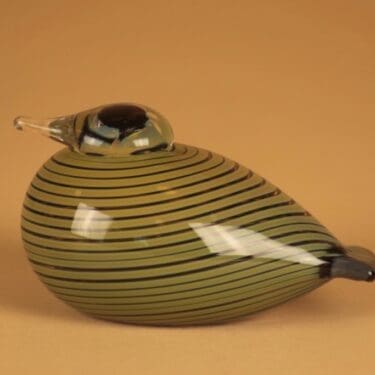 Nuutajärvi lintu , Pajusotka, suunnittelija Oiva Toikka, Pajusotka, signeerattu