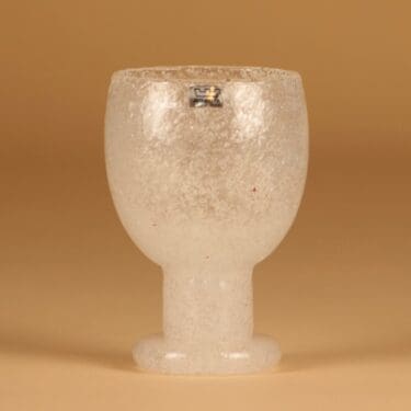 Nuutajärvi Iglu viinilasi, mattakirkas, suunnittelija Oiva Toikka,